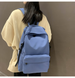 Молодежный рюкзак из нейлона синий большой