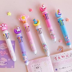 Многоцветная ручка с игрушкой