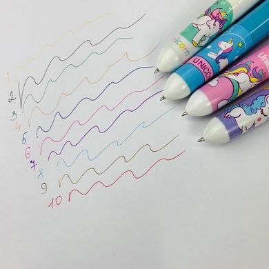 Багатобарвна ручка з іграшкою