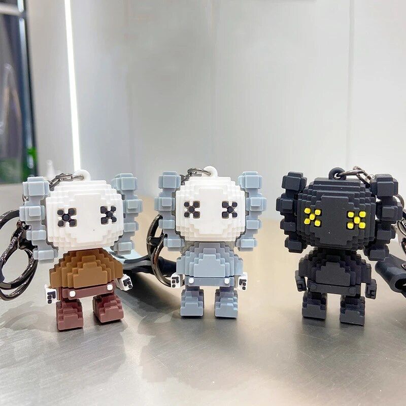 Купить Брелок конструктор фигурки Kaws(арт.30420) в интернет