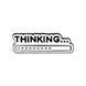 Металевий пін &laquo;Thinking&raquo;