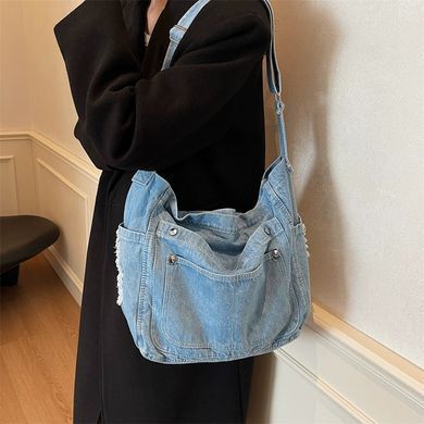Джинсова жіноча сумка Denim Style Блакитний