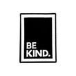 Металевий значок "Be kind" Чорний