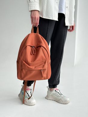 Однотонний базовий рюкзак зі щільної тканини