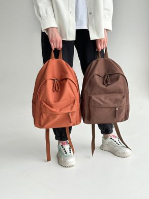 Однотонный базовый рюкзак из плотной ткани