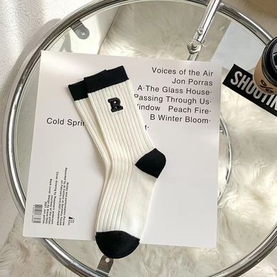 Шкарпетки чорно-білі