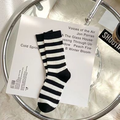 Шкарпетки чорно-білі