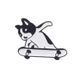 Металлический значок собака на скейте  №3