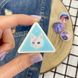 Значки на одяг №2 кіт в трикутнику