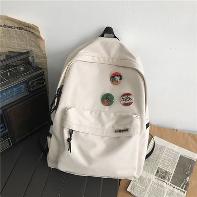 Городской рюкзак с комплектом значков