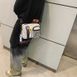 Компактная сумка через плечо в корейском стиле Белый