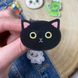 Классные значки №7 Черный кот