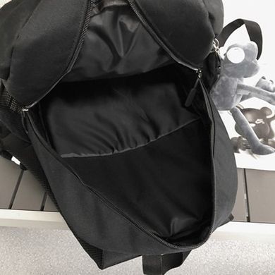 Місткий чорний рюкзак Чорний