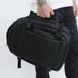 Черный офисный рюкзак