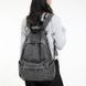 Молодіжний джинсовий рюкзак для школи та міста Чорний