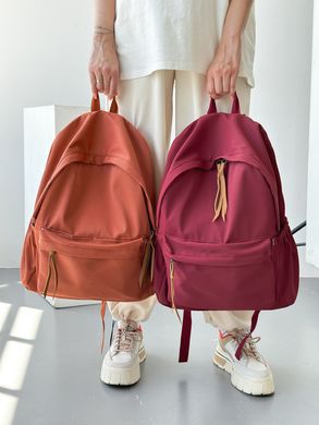 Рюкзак одноцветный с брелком