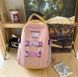 Школьный рюкзак для средних и старших классов Розовый