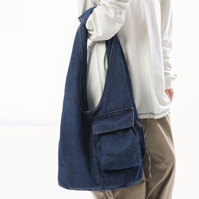 Жіноча сумка Lazy Style Denim великої місткості &mdash; Синя