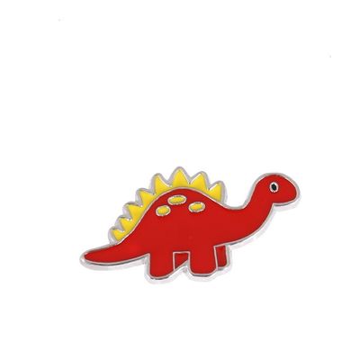 Металевий значок динозавр (пін на рюкзак) №3