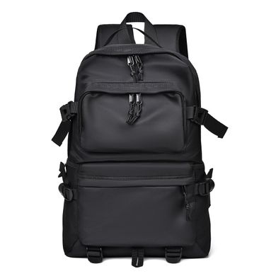Вместительный рюкзак с водоотталкивающей ткани Черный