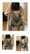 Вельветова сумка через плече жіноча &mdash; Зелена
