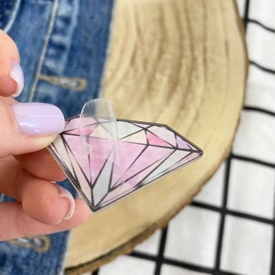 Пины для девочек Pink collection №6 Розовый бриллиант