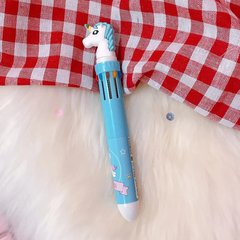 Многоцветная ручка с игрушкой единорожка