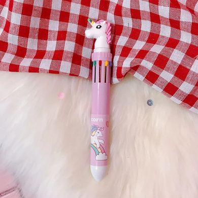 Різнобарвна ручка з іграшкою єдинорожка